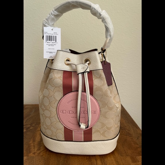Coach Bucket Bag Dempsey Drawstring - Picture 5 of 10